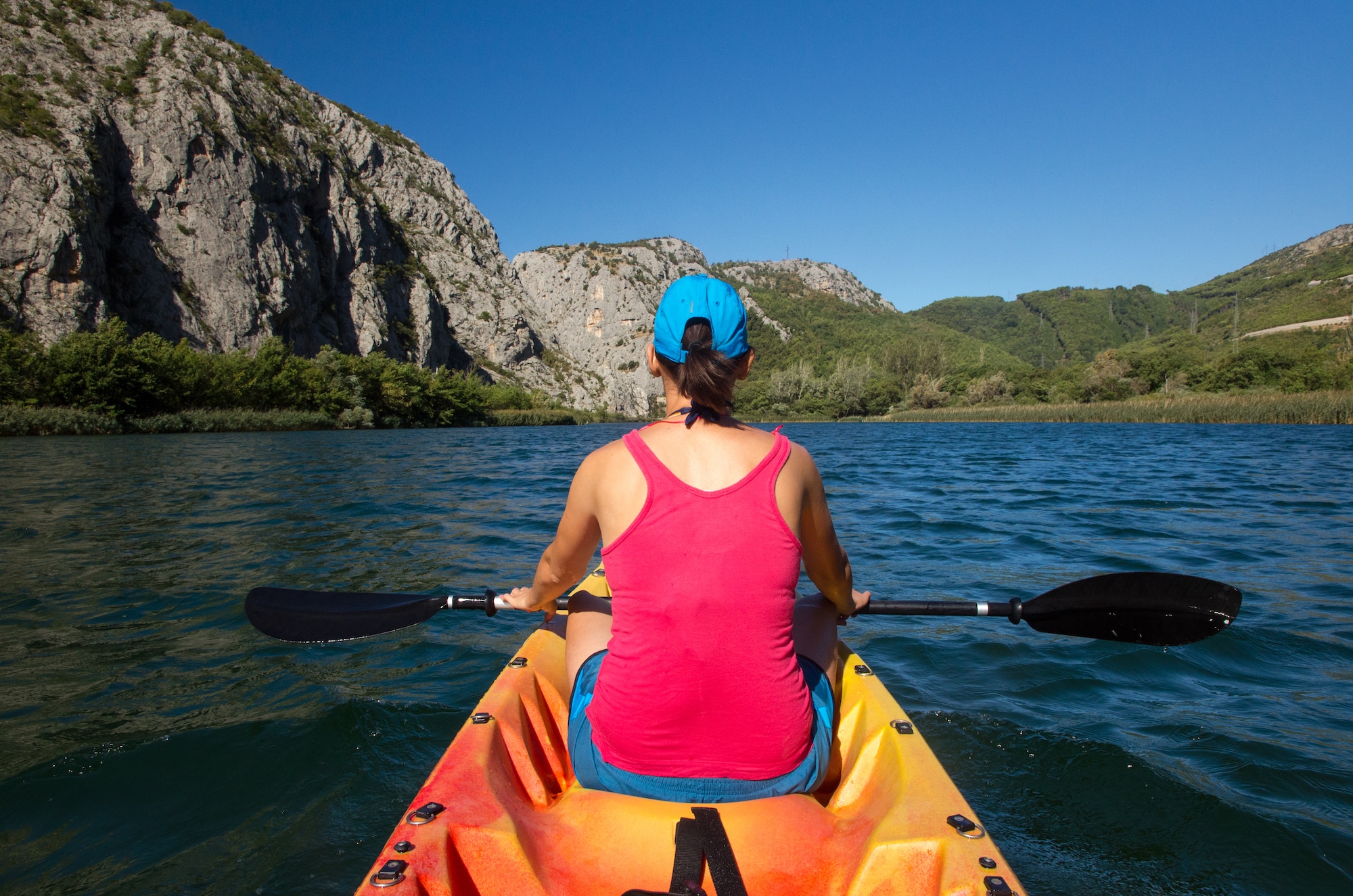 kayaking cetina river