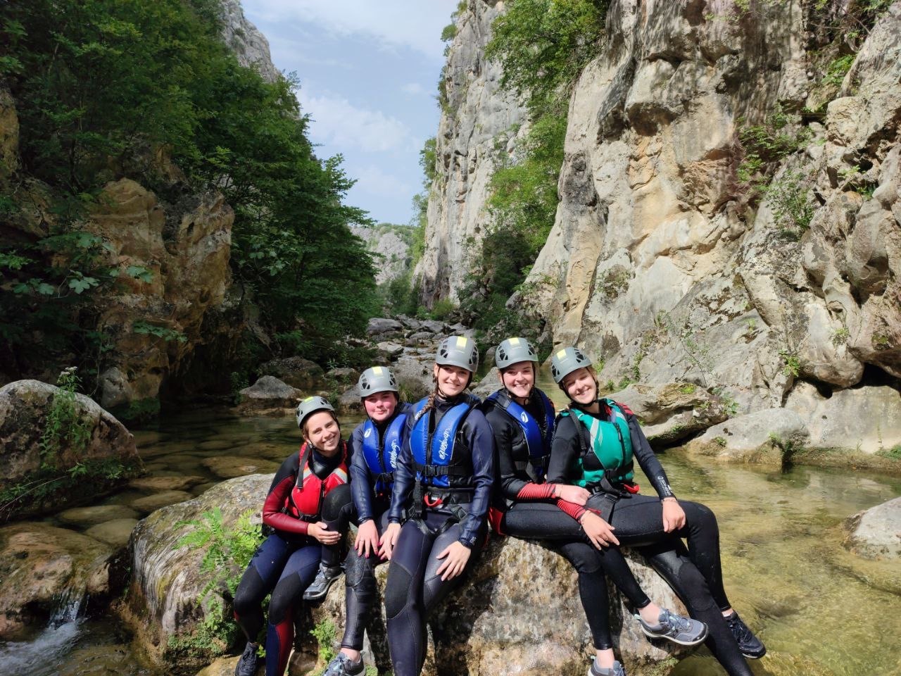 canyoning tour croatia