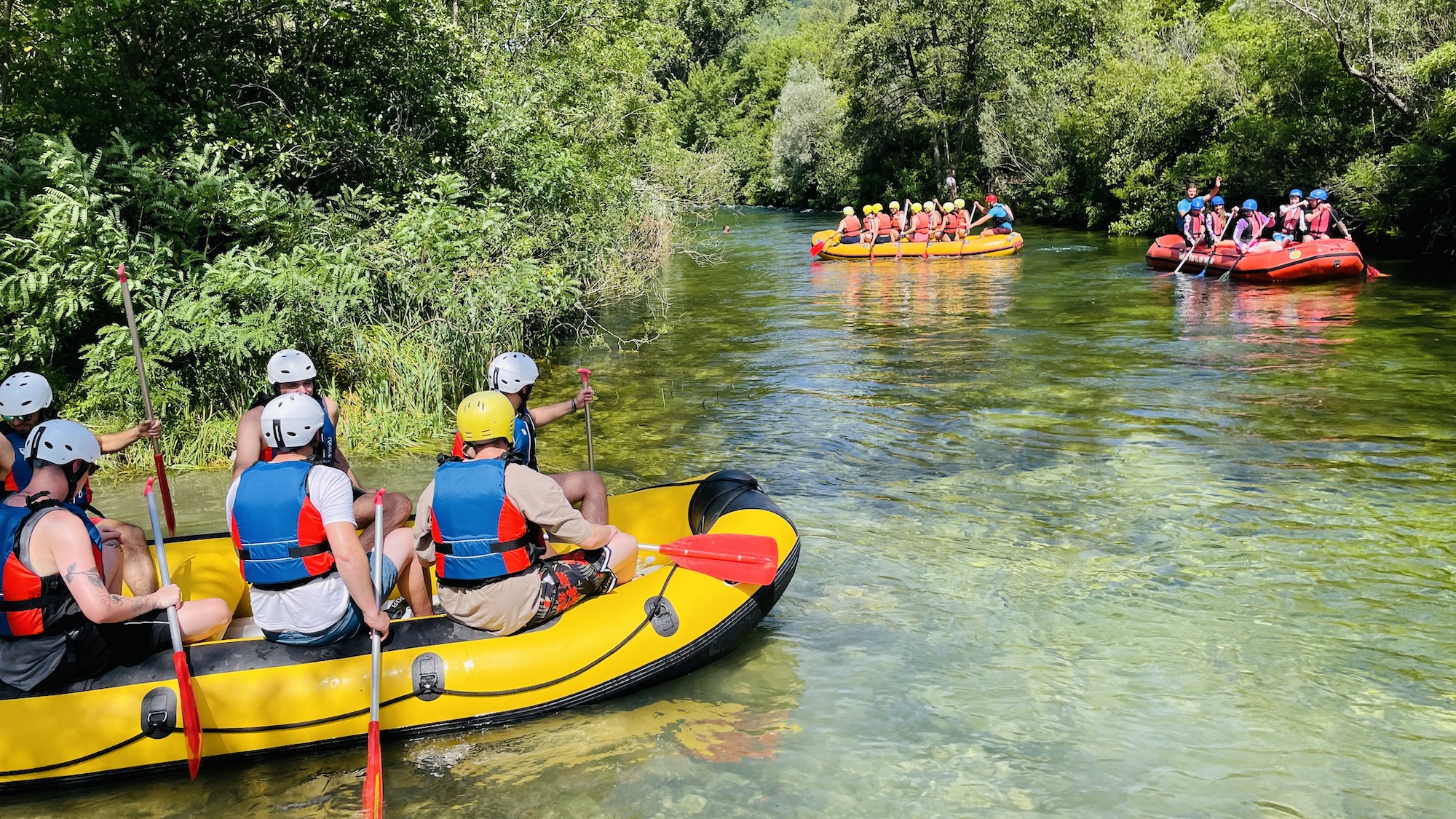 Rafting on cetina river tours