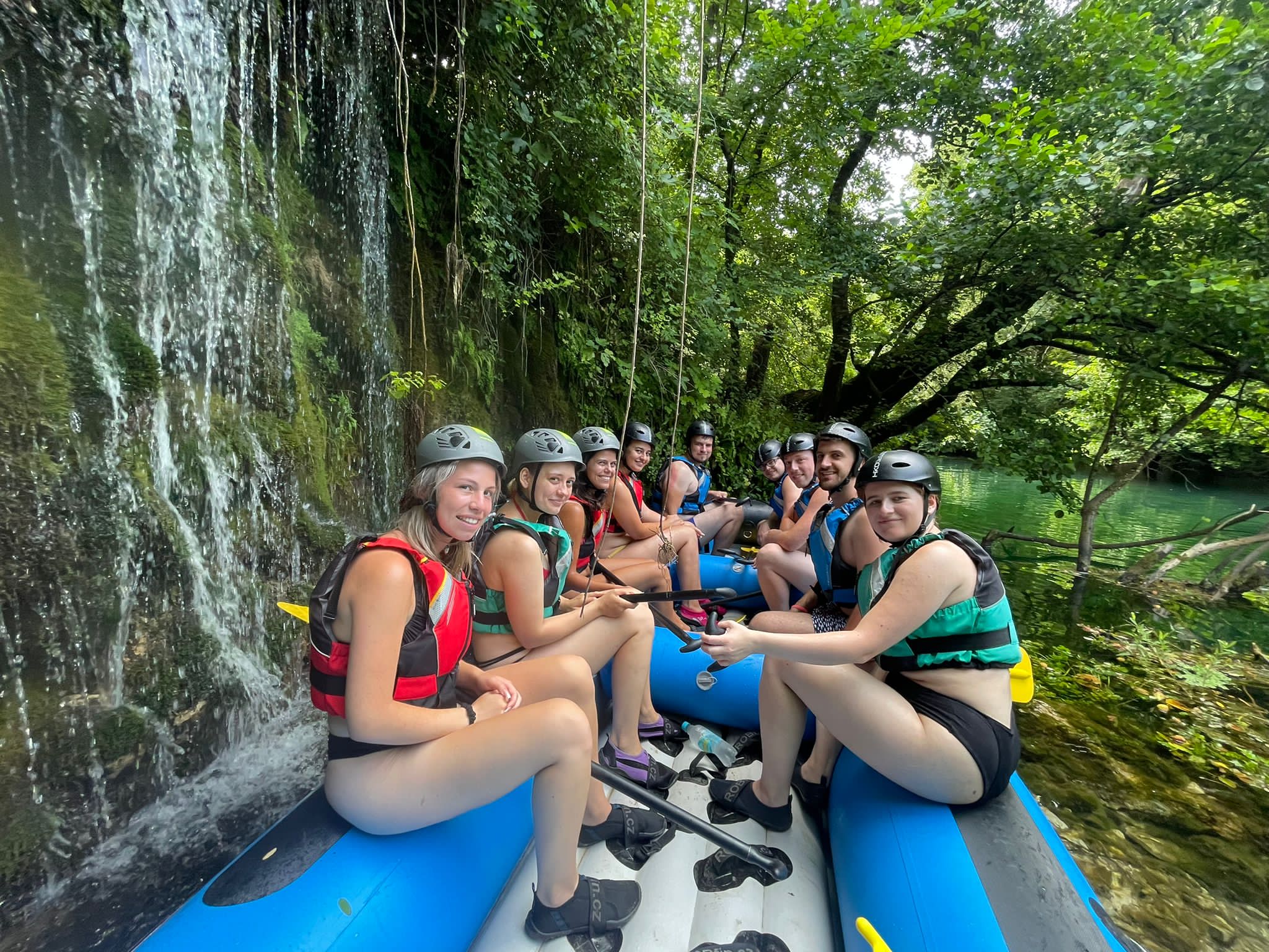 Rafting on the Cetina River — group tour