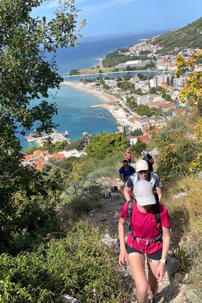 Guided mountain hike on the Omiška Dinara ridge above Omiš