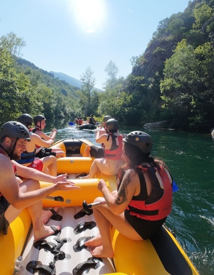 Canyoning near Split, Croatia