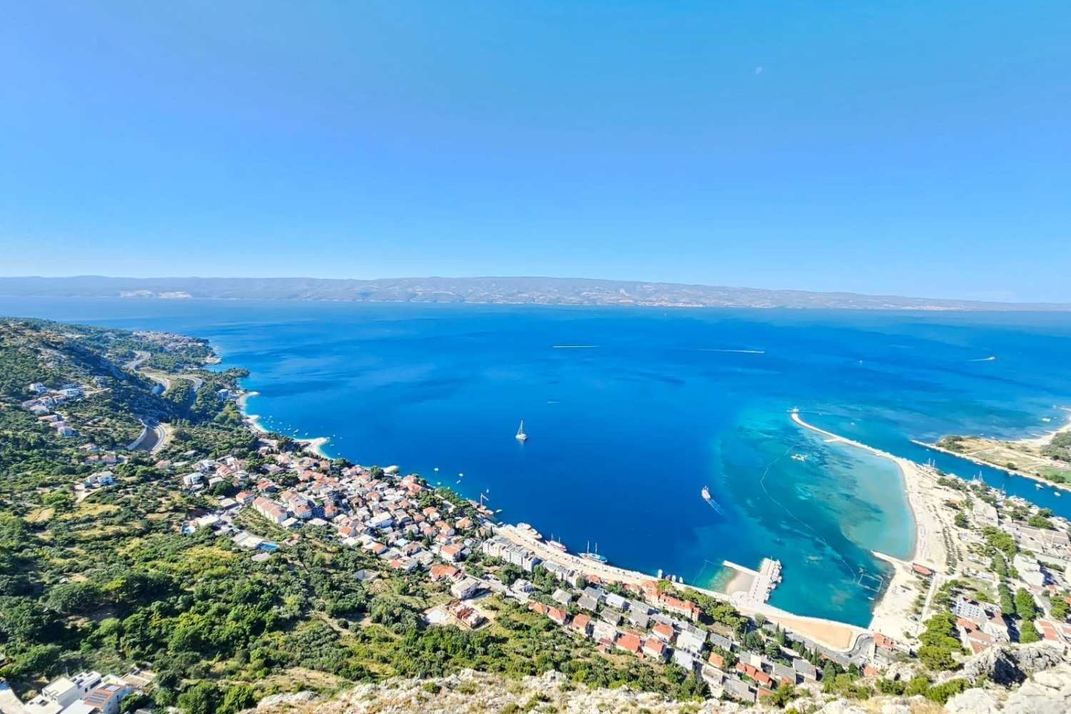 The Cetina river mouth at Omiš
