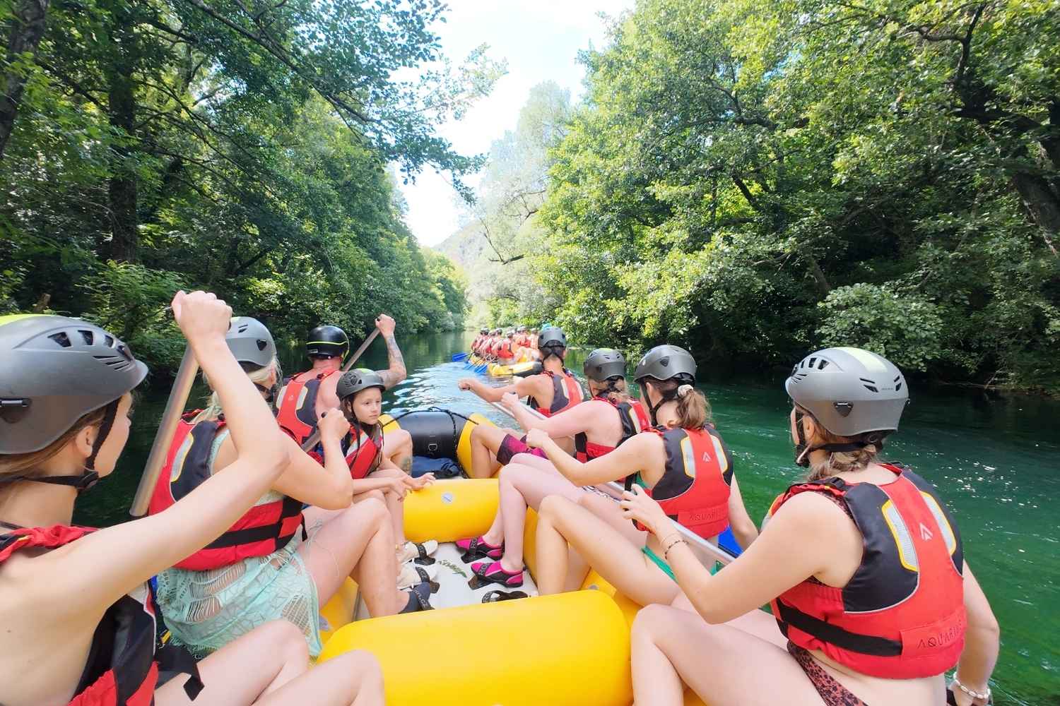 white water rafting cetina river