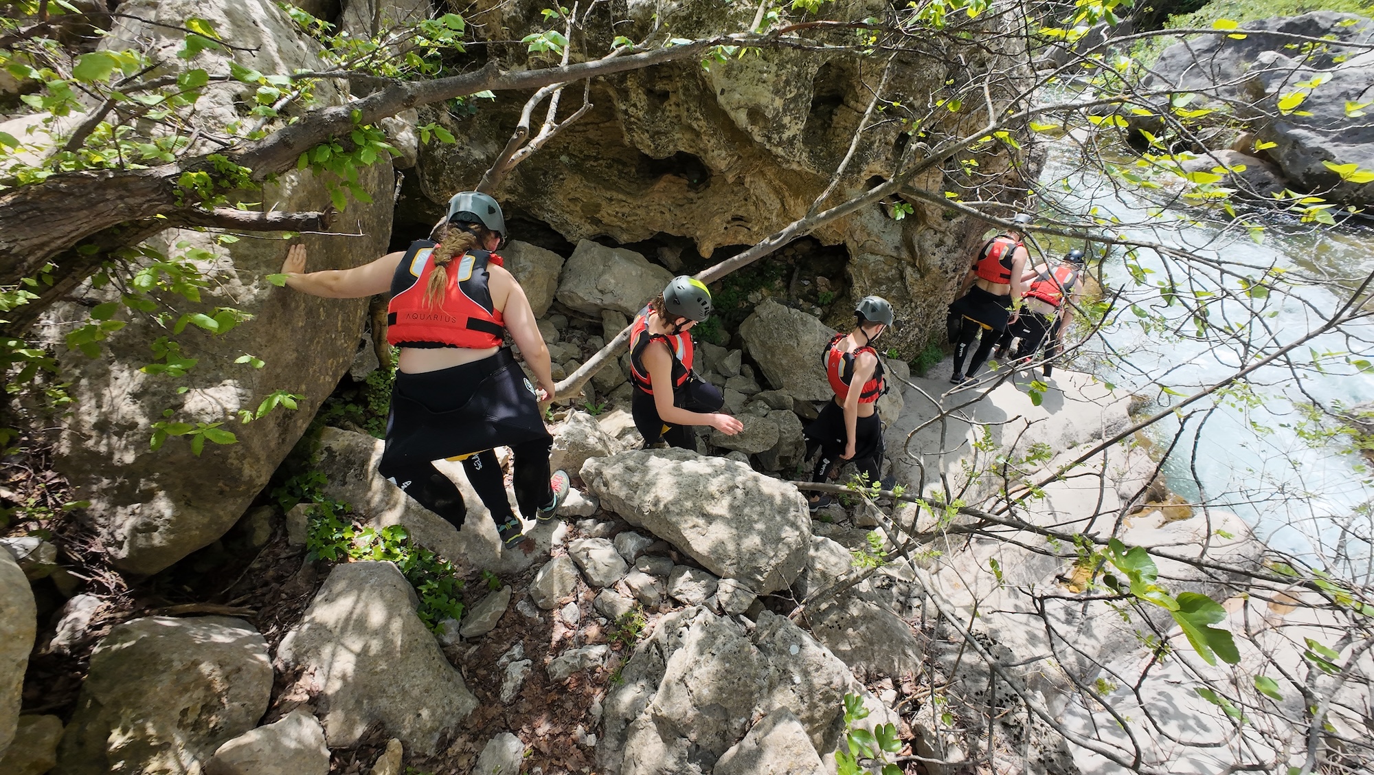 Advanced canyoning Cetina canyon section